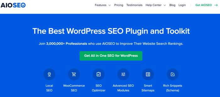 AIOSEO is a powerful WordPress SEO tool with some of the best Gutenberg block plugins bundled in.